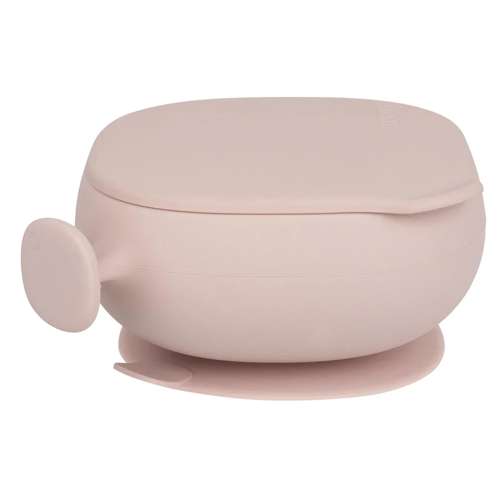 b.box Madskål med låg Silikone - Rosa - Image 2