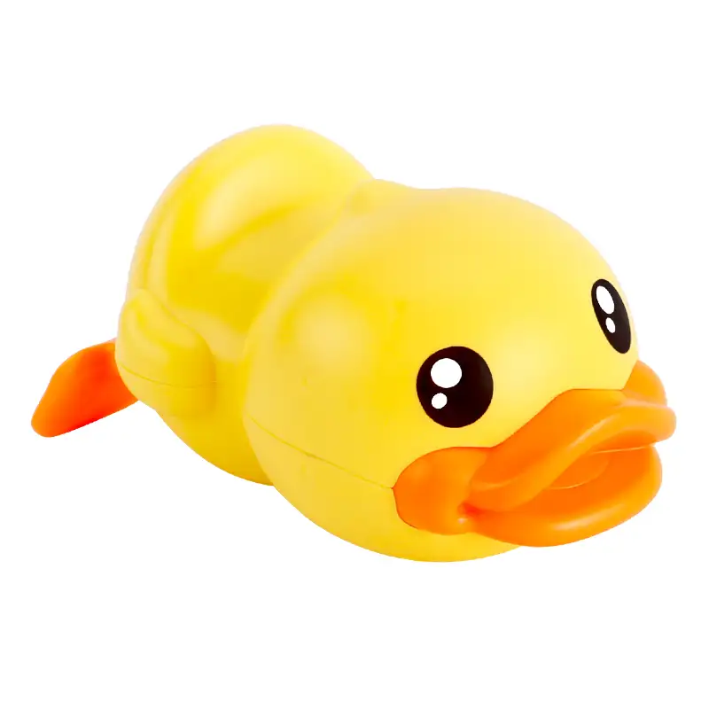 B.Duck Wind Up Bath Duck - Gul/Pink - Image 5