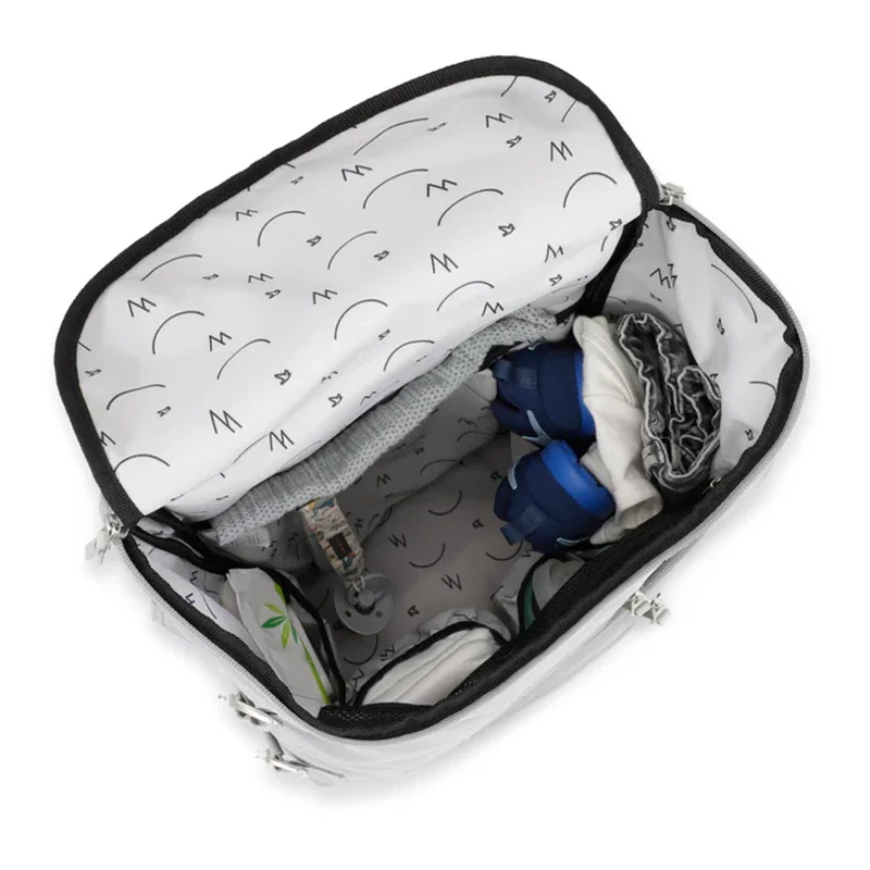 Baby Dreamer Recycled Polyester Pusletaske - Grå - Image 5