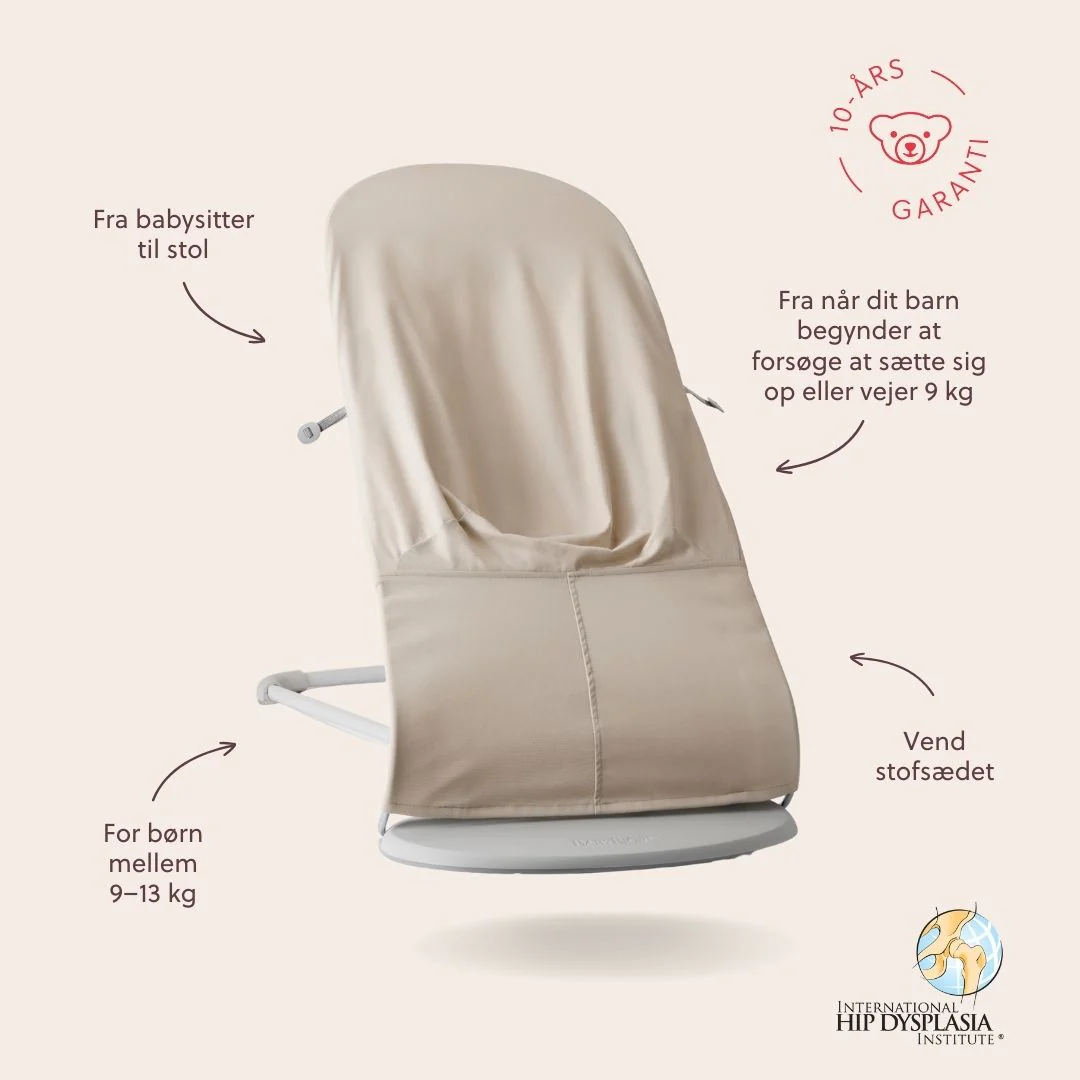 BabyBjörn Skråstol Balance Soft - Tri-Fabric - Lys Beige - Image 3