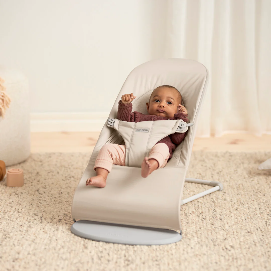 BabyBjörn Skråstol Balance Soft - Tri-Fabric - Lys Beige - Image 5