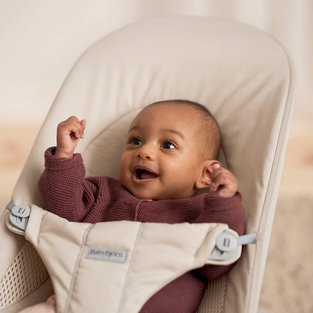 BabyBjörn Skråstol Balance Soft - Tri-Fabric - Lys Beige - Image 6