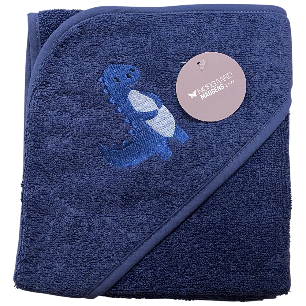 Badeslag navy dino m/ arme om maven str. 75x75 cm.