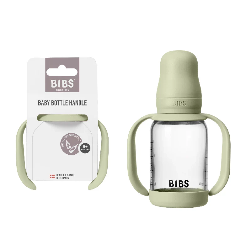 BIBS Baby Bottle Handle Sage - Image 2