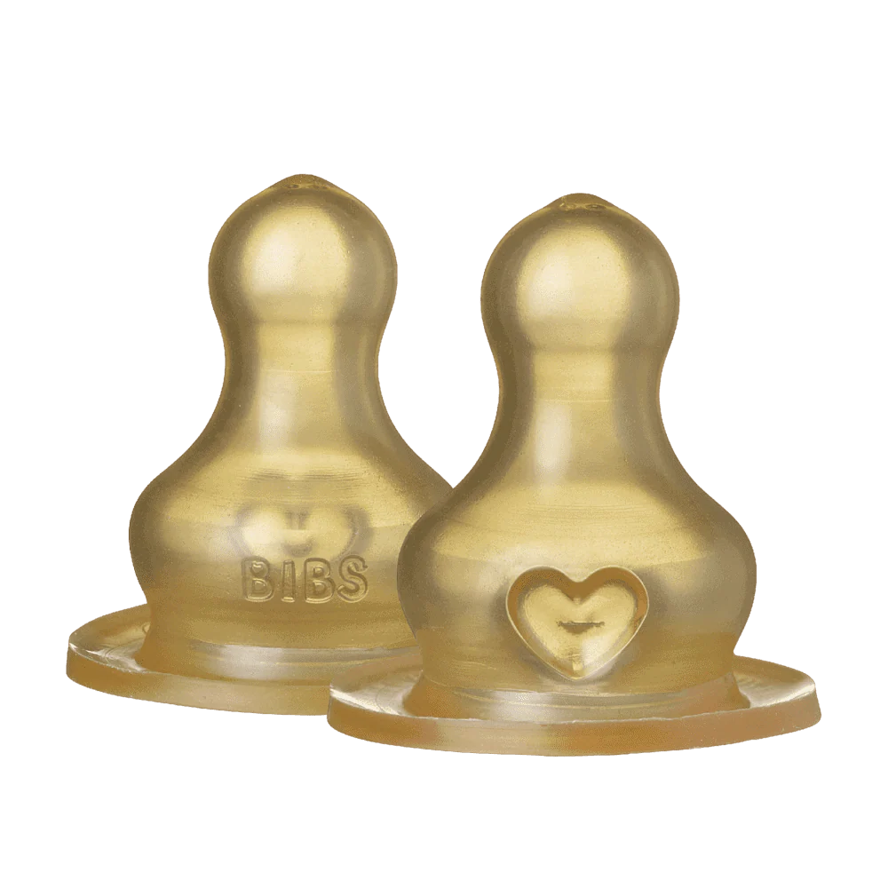 Bibs Suttehoveder 2 pk - Latex Slow Flow