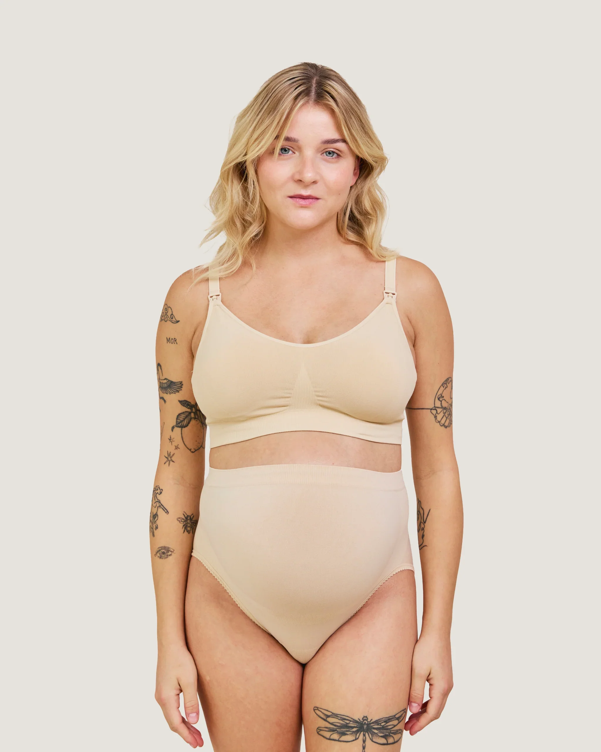 Carriwell Graviditetsstøttetrusser - Beige - S - Image 2