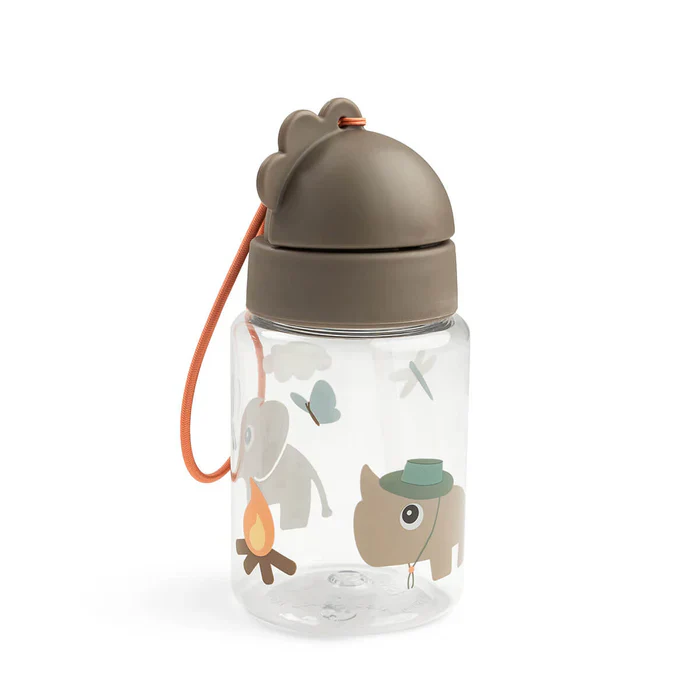 Done by Deer Drikkedunk m/sugerør Tiny trails 280 ml - sand - Image 2