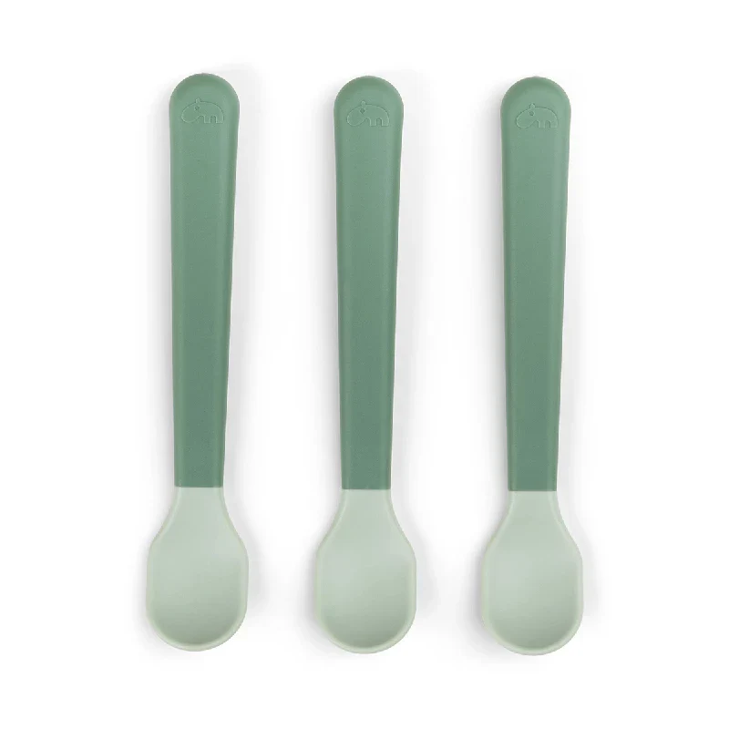 Done By Deer Foodie easy - grip babyske 3 - pak Grøn