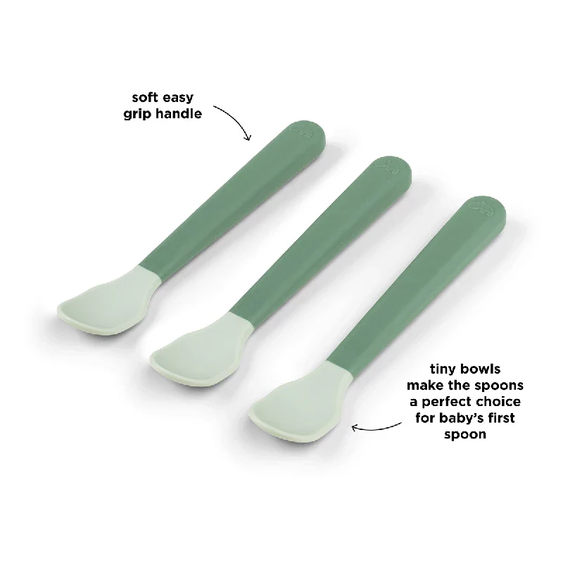 Done By Deer Foodie easy - grip babyske 3 - pak Grøn - Image 4