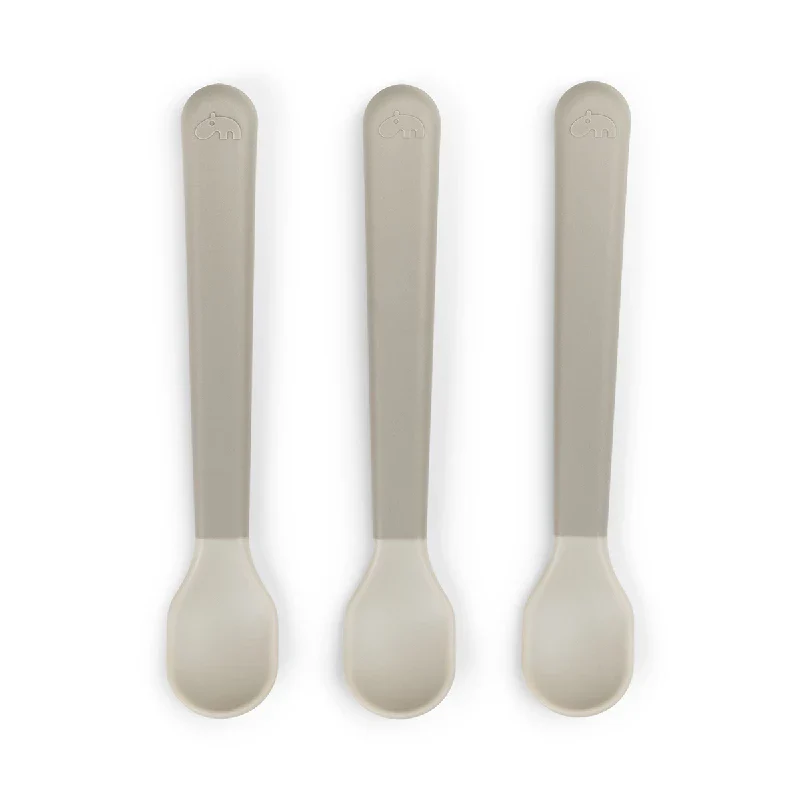 Done By Deer Foodie easy - grip babyske 3 - pak Sand