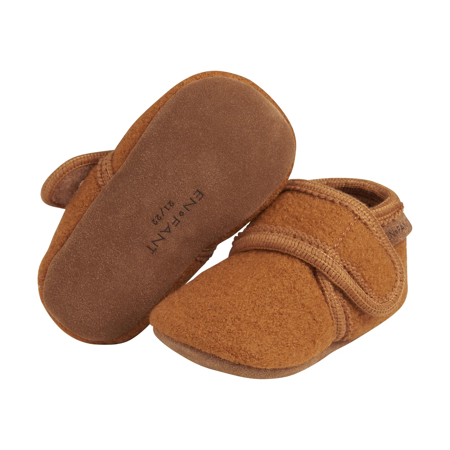 En Fant Baby Uld Sutsko - Leather Brown - Image 3