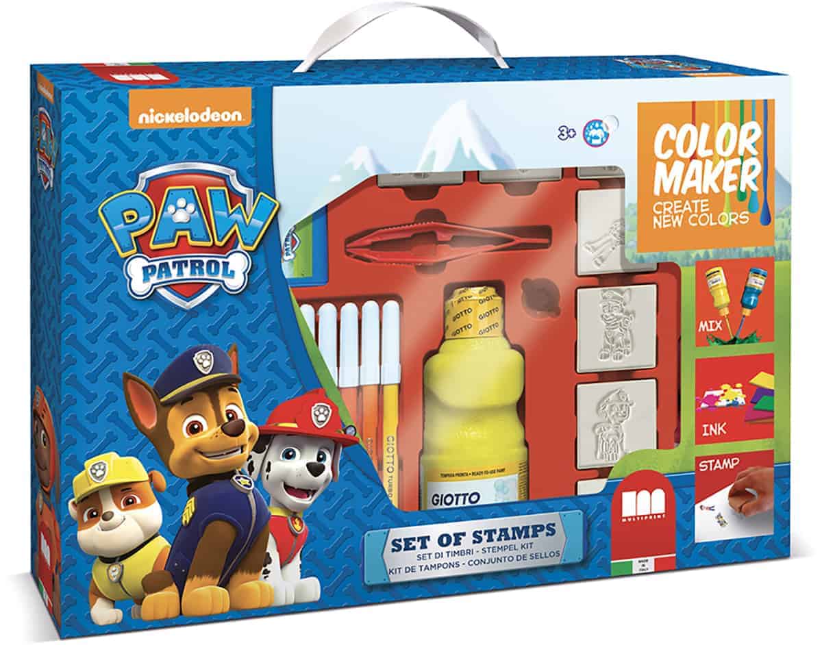 Farve og malesæt Paw Patrol - dreng