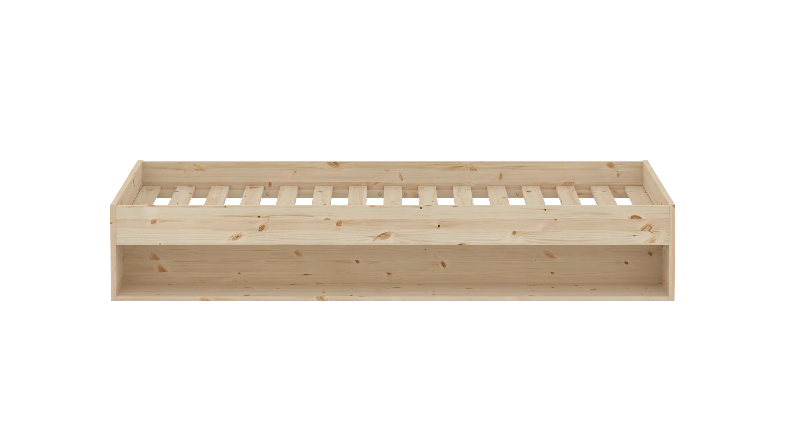 Flexa Grow gulvseng med hylde - 125,5x204cm - Image 2