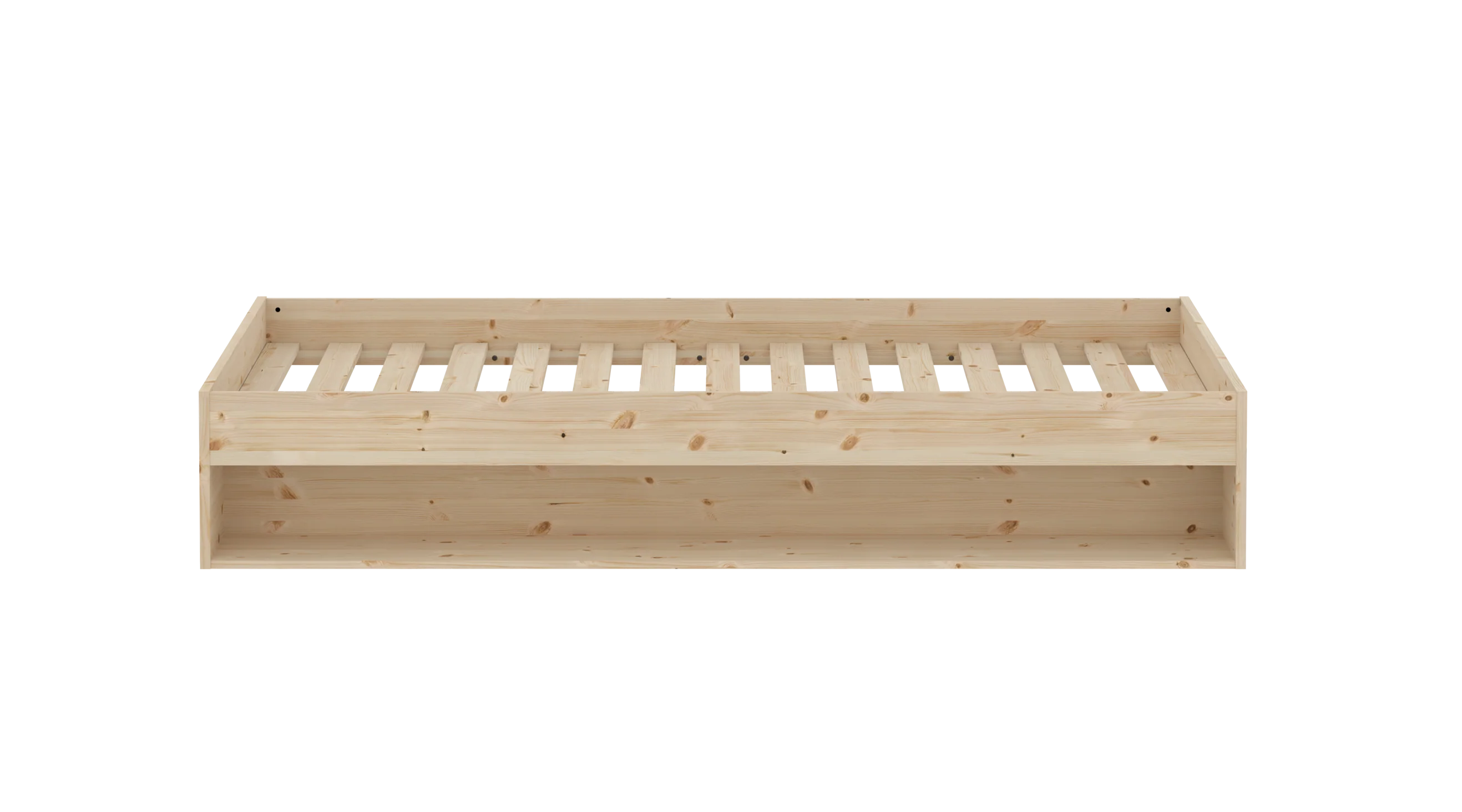 Flexa Grow gulvseng med hylde - 144,5x204cm - Image 2