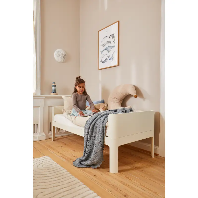 Flexa Nova Junior seng 150x70cm inkl. madras - Cream white - Image 4