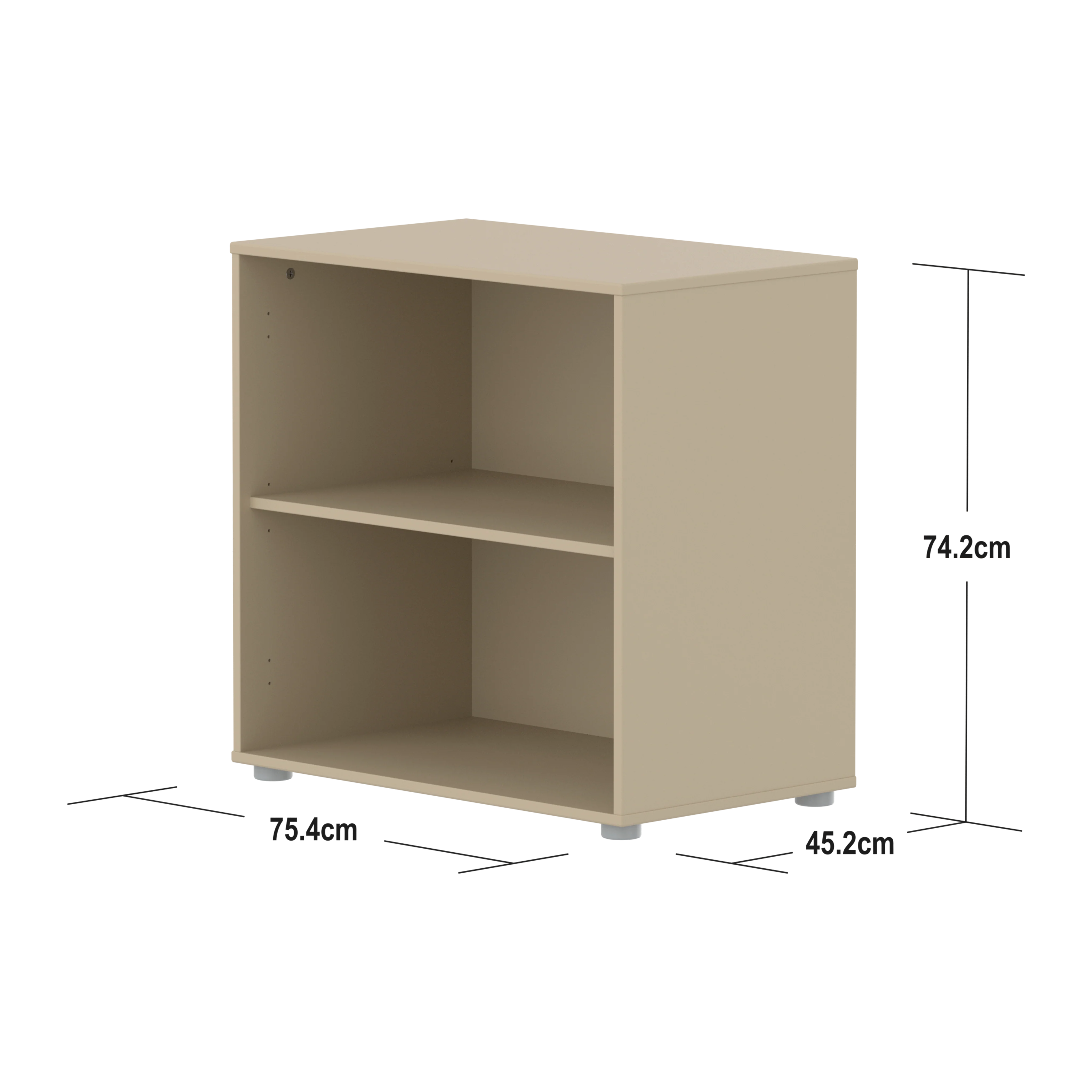 Flexa Saga Reol 74x75,5x45 Sand - Image 3
