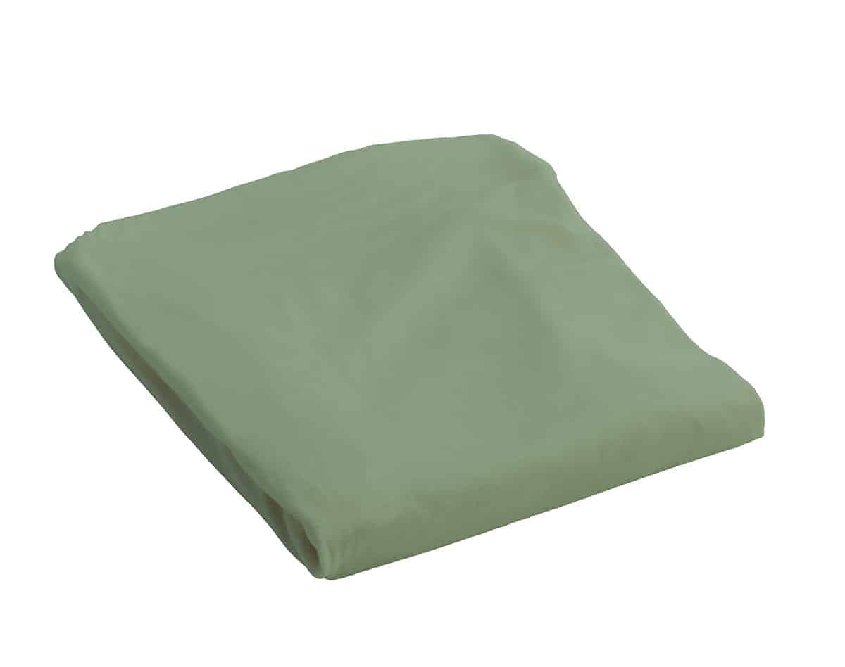 Jersey stræklagen - Dusty Green (70x160)
