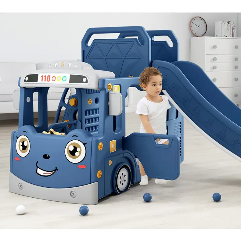 Kids Zone aktivitets lastbil med rutsjebane og gynge - Image 10