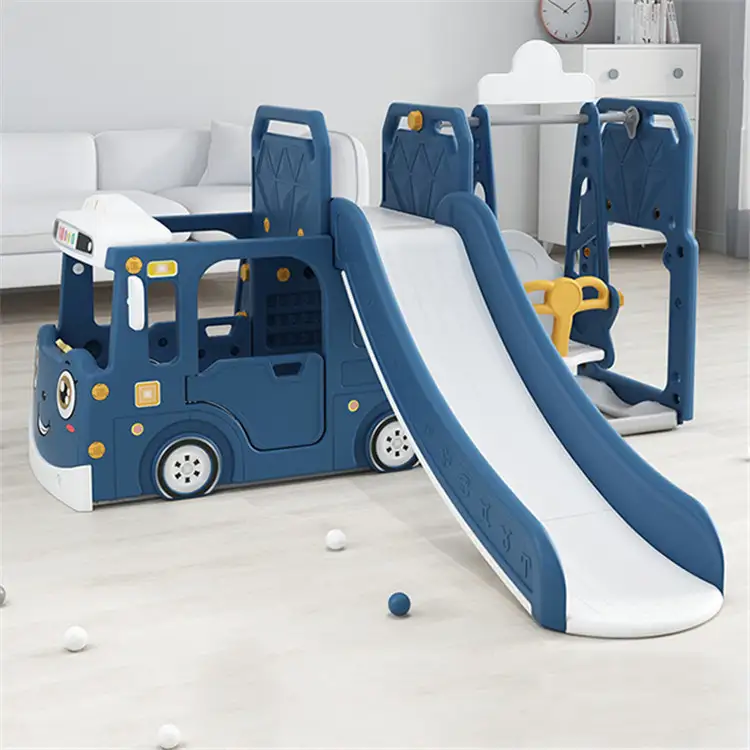 Kids Zone aktivitets lastbil med rutsjebane og gynge - Image 4