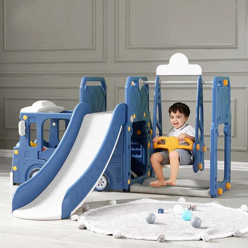 Kids Zone aktivitets lastbil med rutsjebane og gynge - Image 9