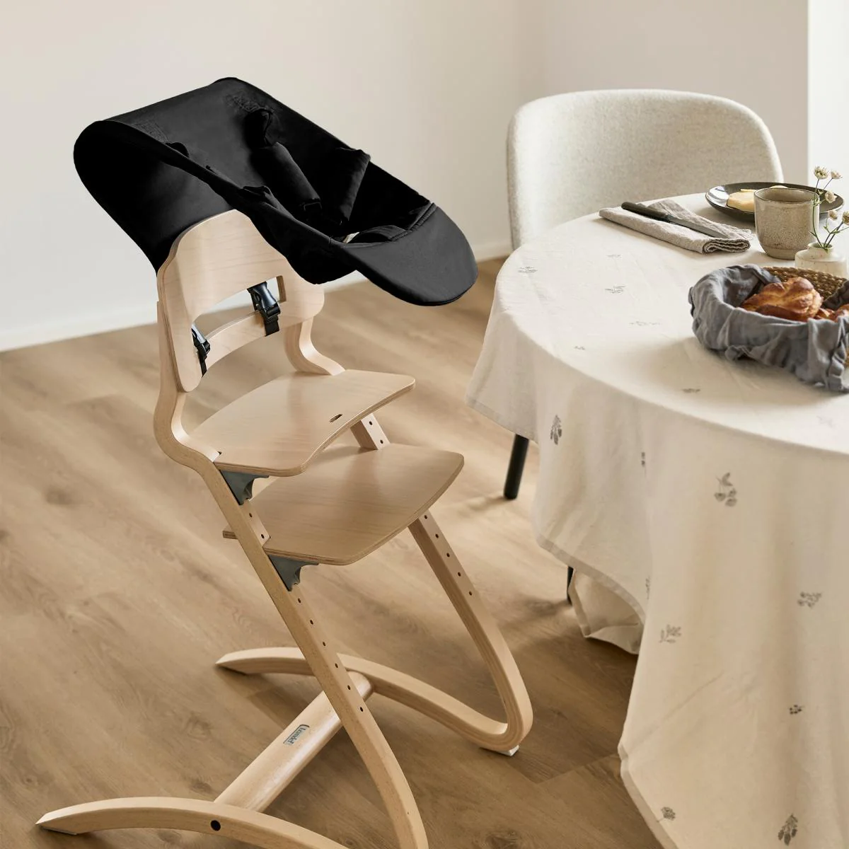 Leander Babyindsats til Louie højstol - Black - Image 3