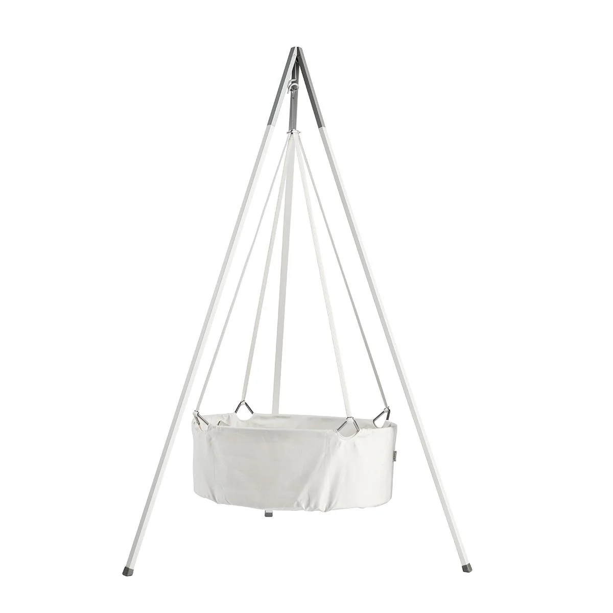 Leander Classic Vugge m madras og Stativ - Hvid - Image 2
