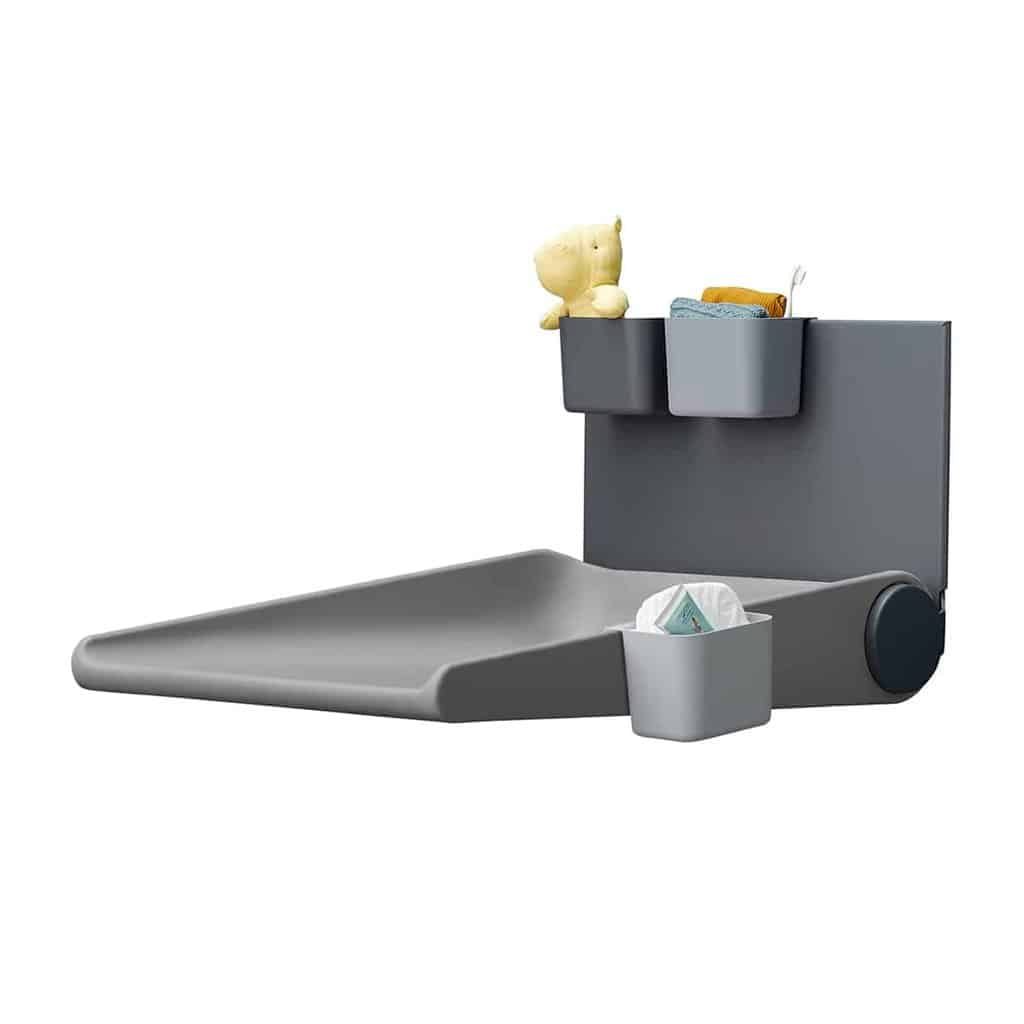 Leander Wally™ væghængt puslebord - Dusty Grey - Image 3