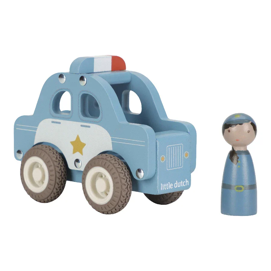 Little Dutch Træfigur - Politibil