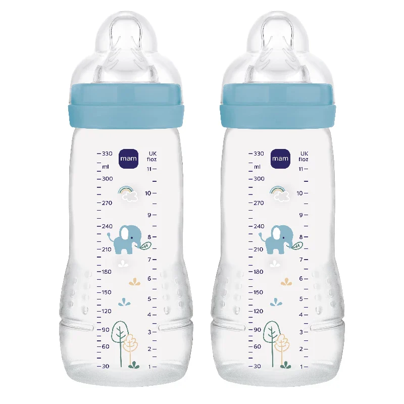 MAM Easy Active Baby Bottle 330ml 2p Blue