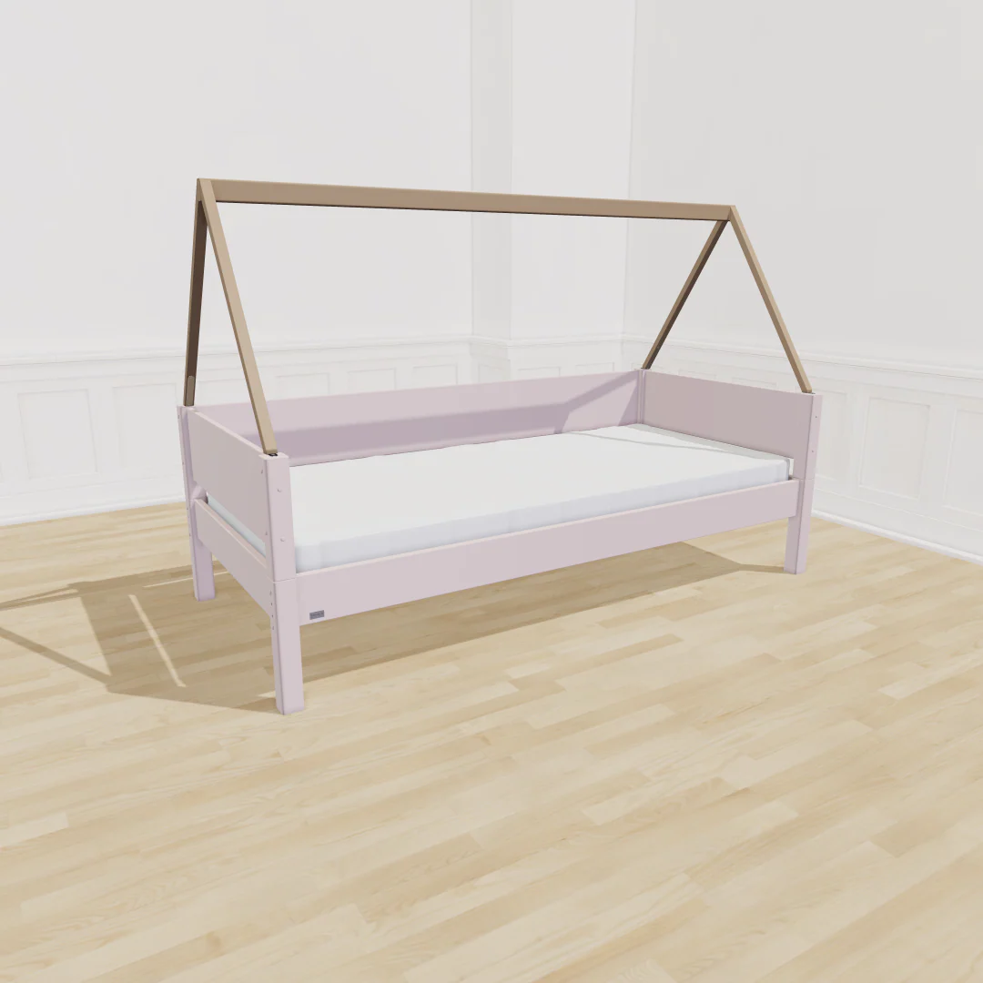 Manish-h Saga Børneseng 90x160 - Natural Rose