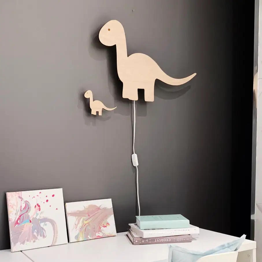 Maseliving Dino Knage - egetræ - Image 2