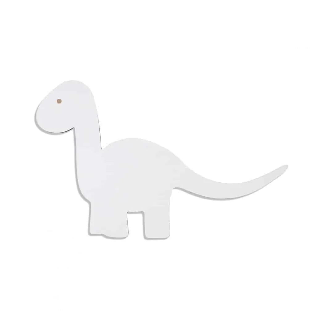 Maseliving dino lampe - hvid