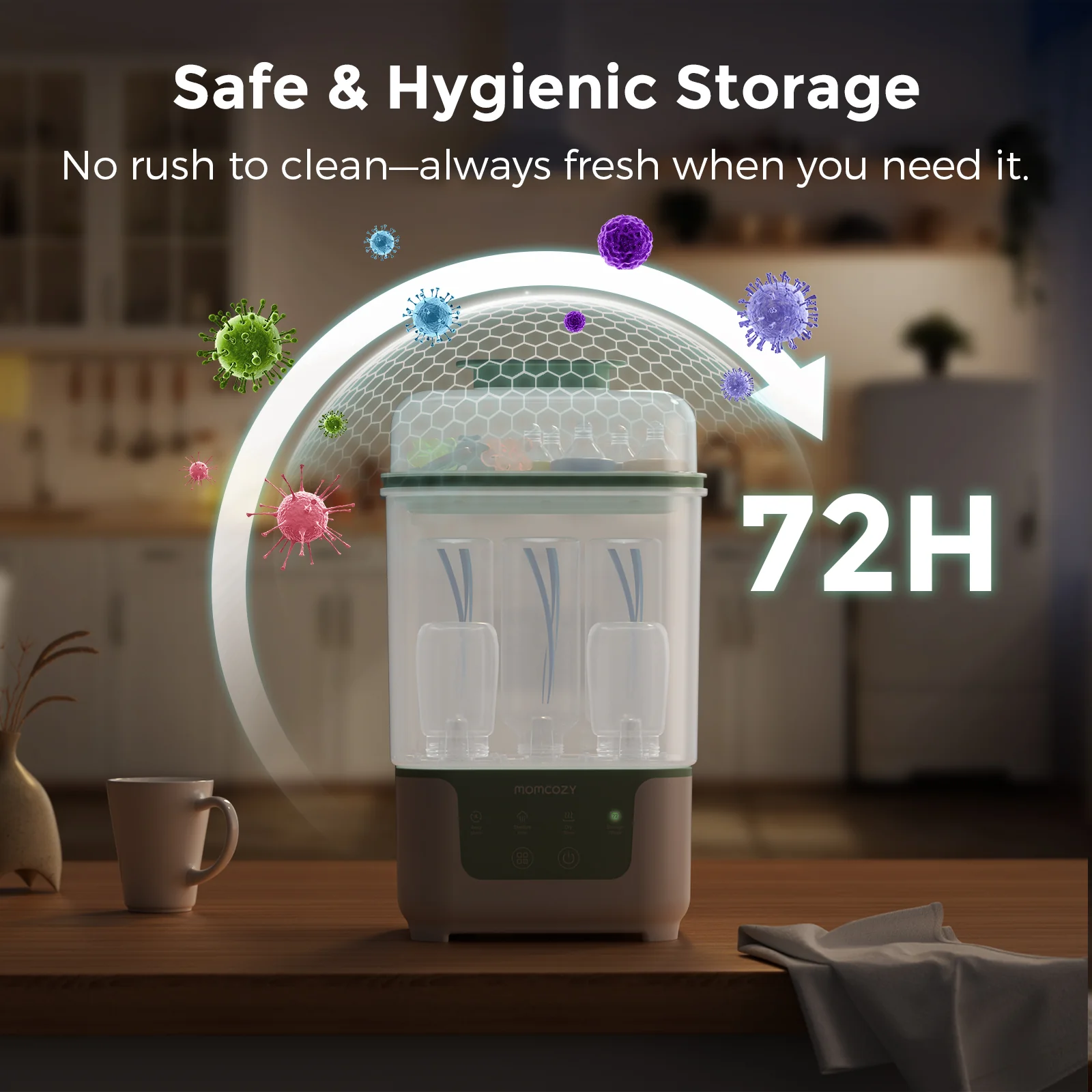 Momcozy 4-i-1 flaskesterilisator - Image 8