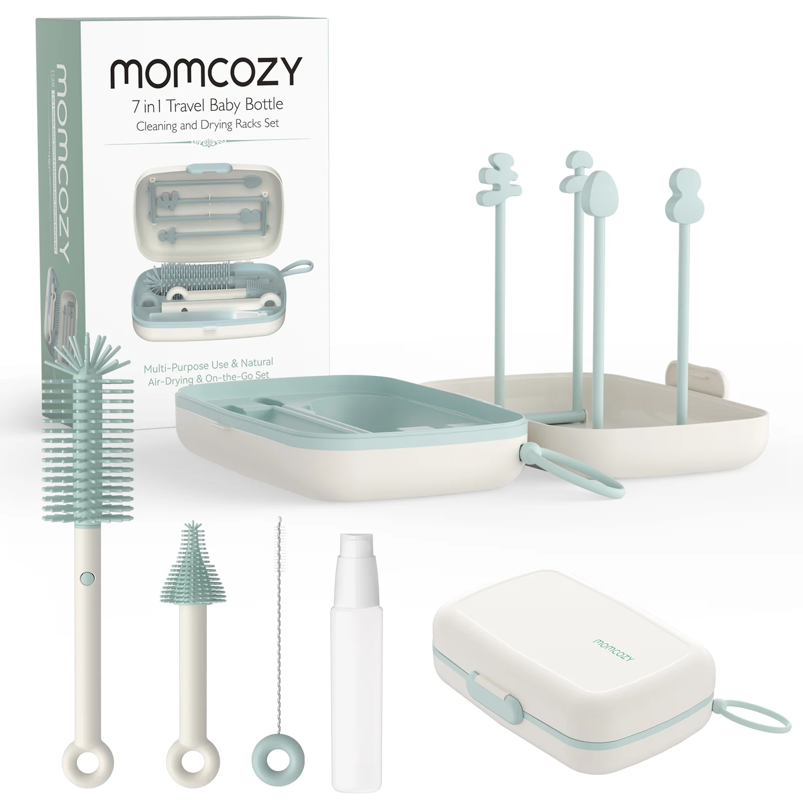 Momcozy 7-i-1 rengøringssæt - grøn