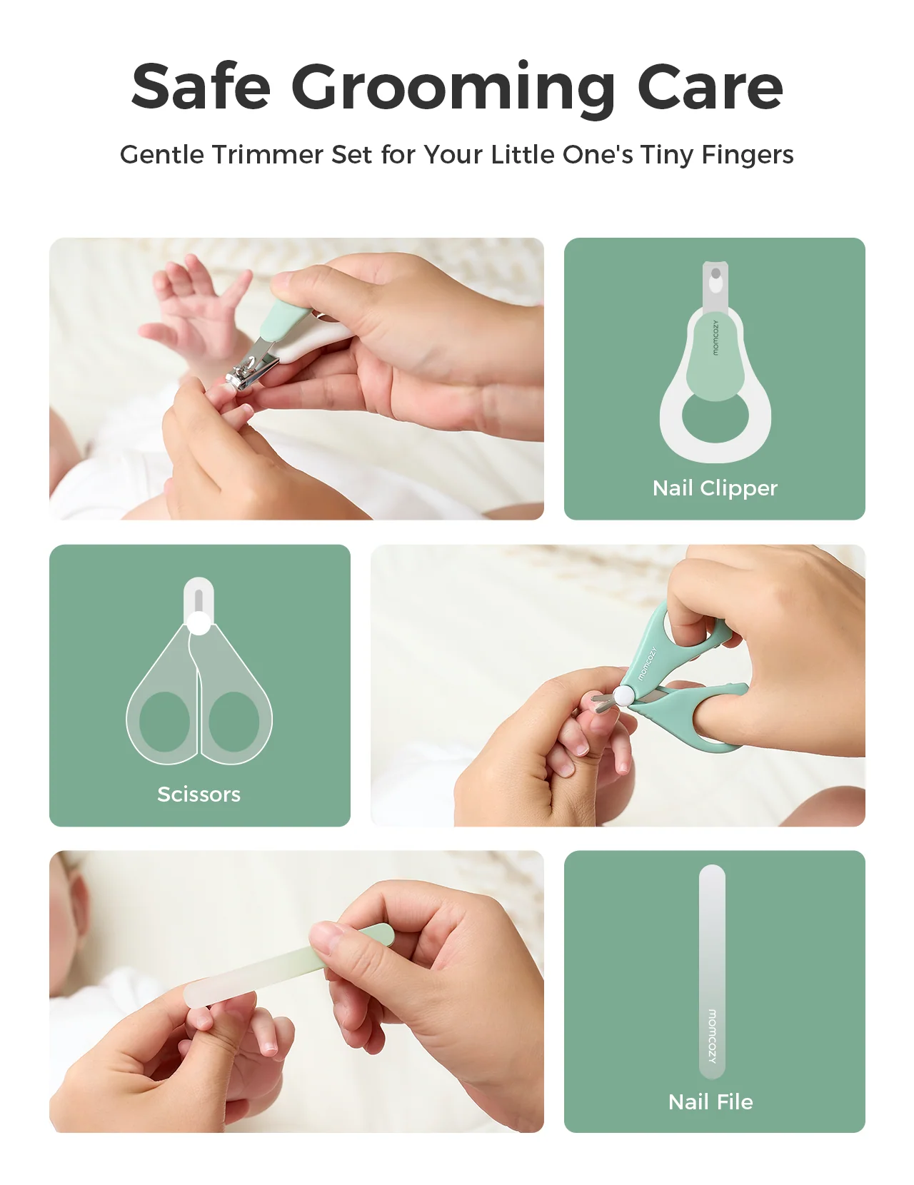 Momcozy Alt-i-én Core Baby sæt - Image 6