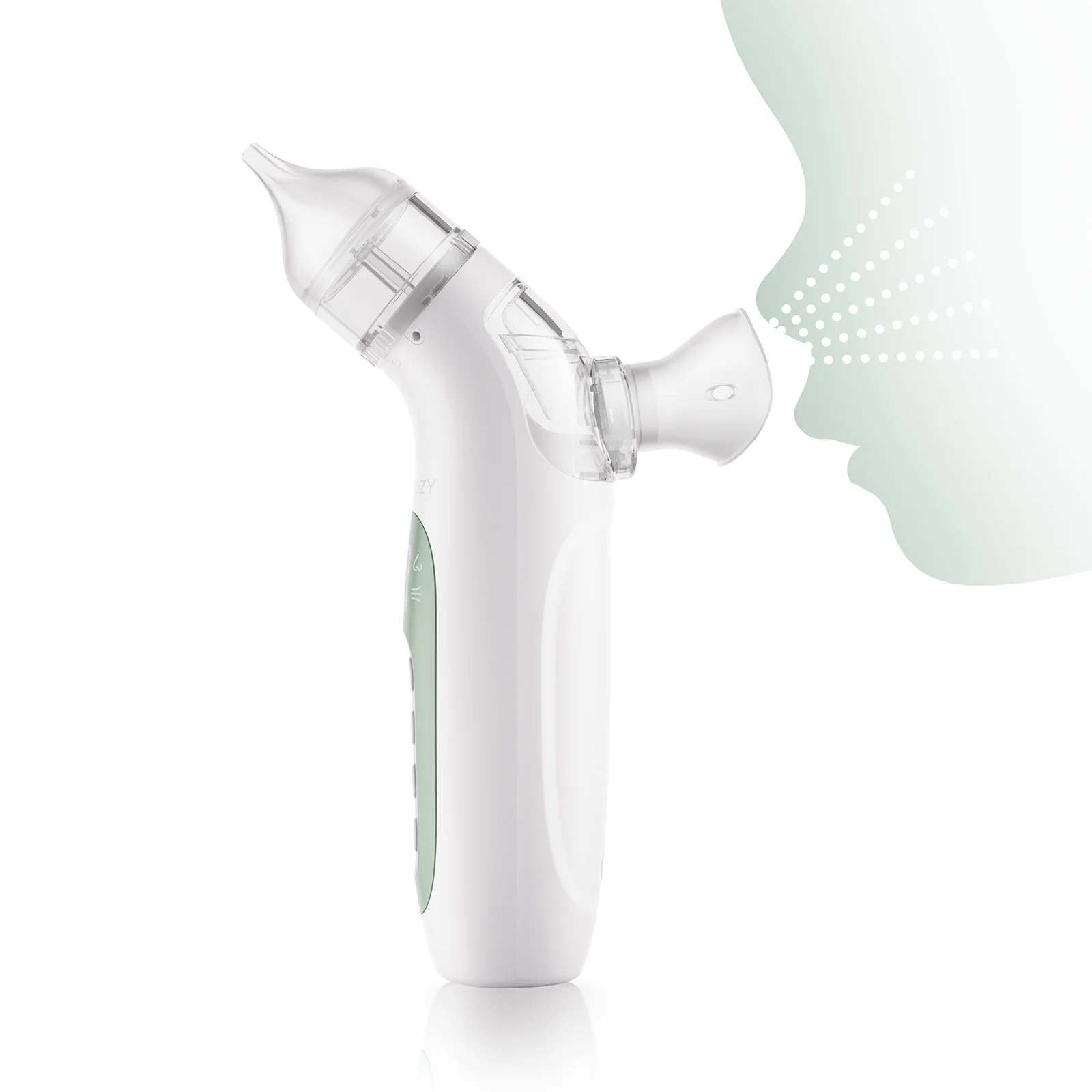 Momcozy BreezyClear™ 2-i-1 elektrisk næsesuger med spray og sug - Image 3