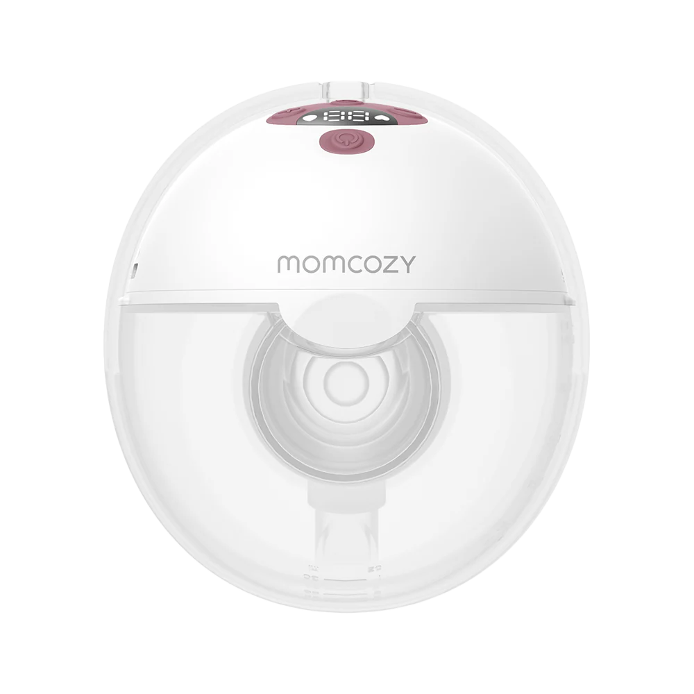 Momcozy M5 bærbar brystpumpe – rød