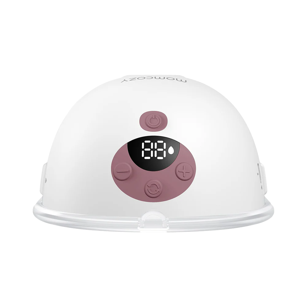 Momcozy M5 bærbar brystpumpe – rød - Image 2