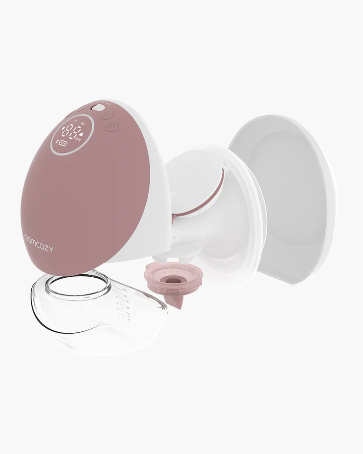 Momcozy M9 bærbar brystpumpe – rød - Image 2