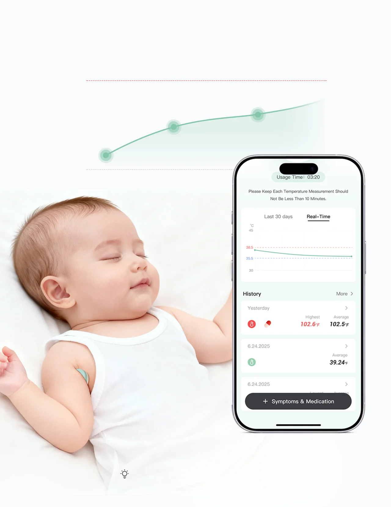 Momcozy Smart Baby termometer - Image 5