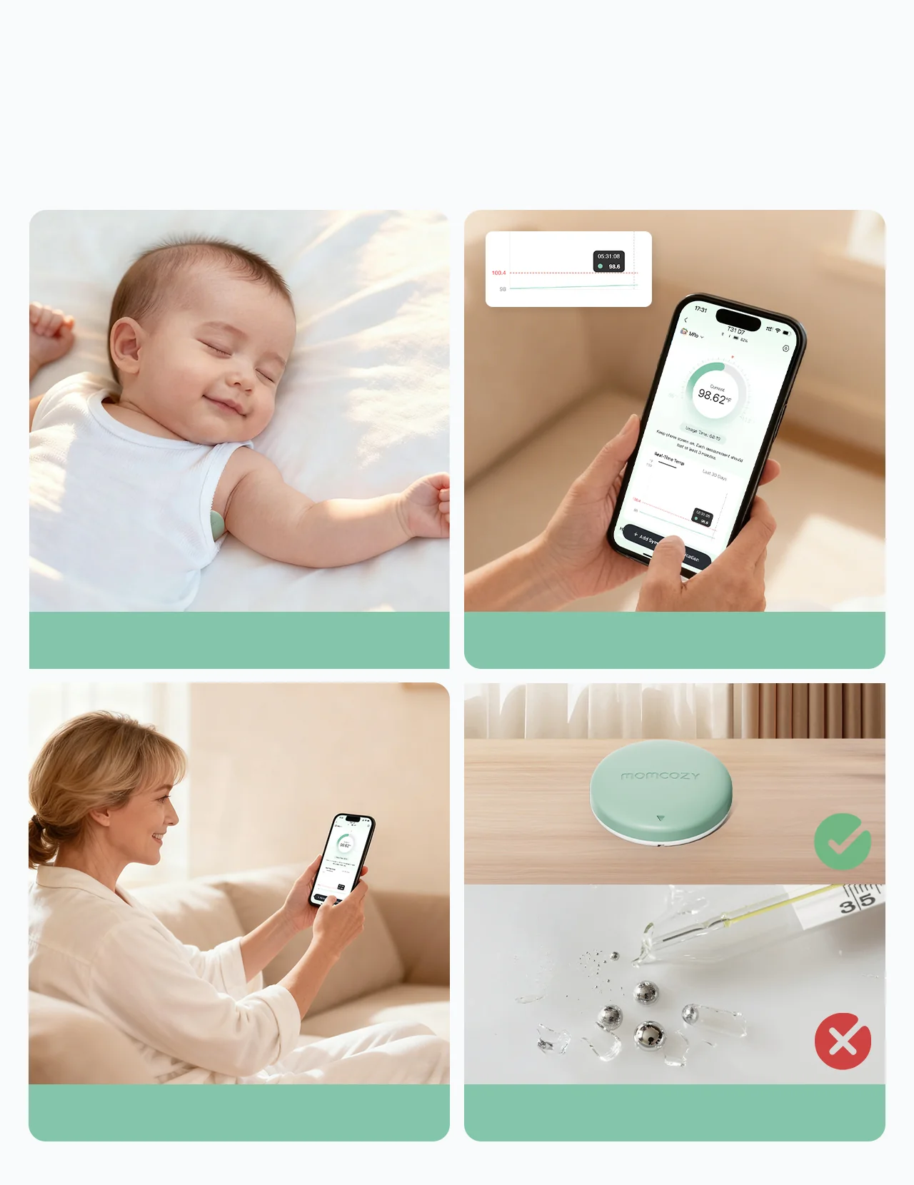 Momcozy Smart Baby termometer - Image 8