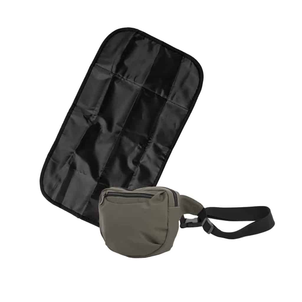 On-the-go mini taske med pusleunderlag - Army Grøn - Image 2
