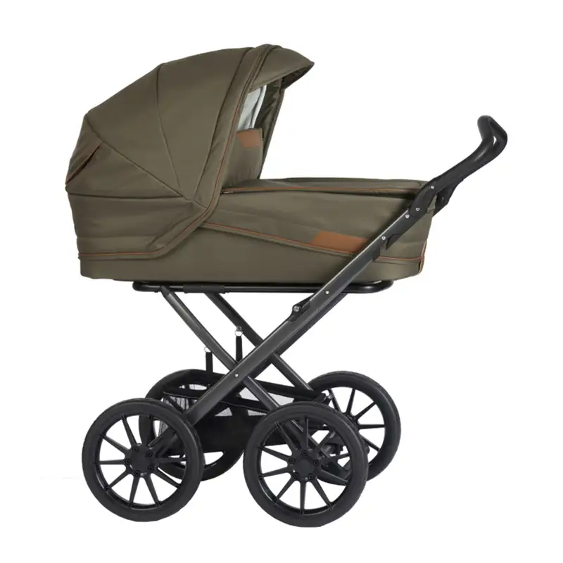 Stork Classic - Stel: Carbon - Overdel: Olive/Cognac