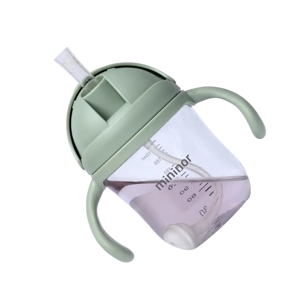 Sugerørskop Tritan 330 ml - Moss Green - Image 4
