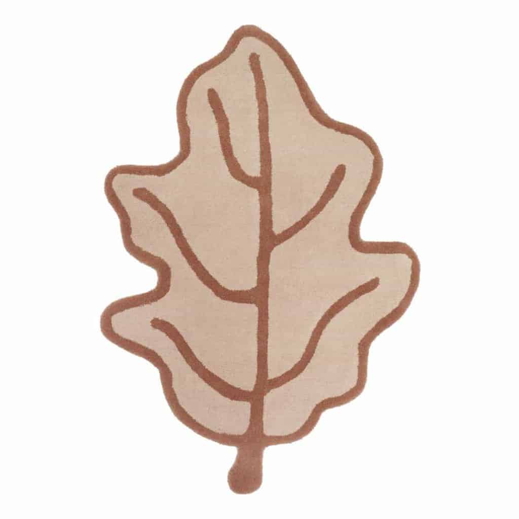 We Are Bitte Leaf gulvtæppe - Brown